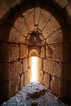 Nimrod tower ruins at north Israel