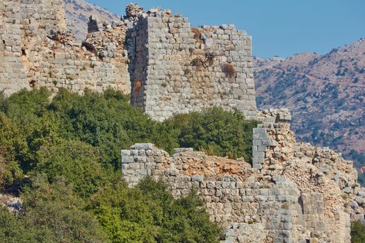 Nimrod tower ruins, north Israel