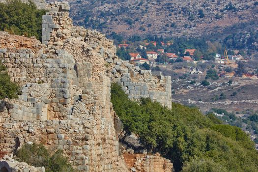 Nimrod tower ruins, north Israel