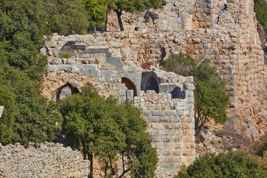 Nimrod tower ruins, north Israel