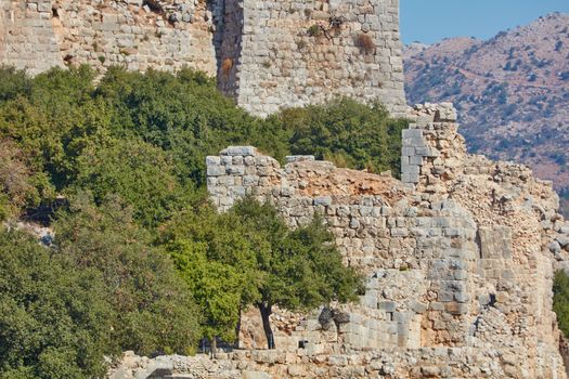 Nimrod tower ruins, north Israel