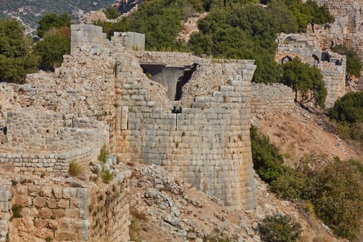 Nimrod tower ruins, north Israel