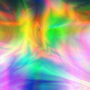 Colorful abstract glitched background for designs. Digital image data distortion with gradient