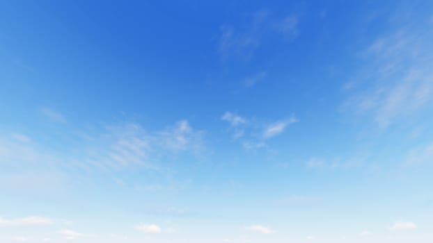 Cloudy blue sky abstract background, blue sky background with tiny clouds, 3d rendering

