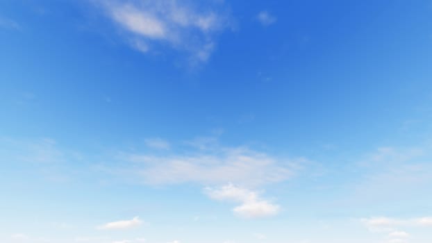 Cloudy blue sky abstract background, blue sky background with tiny clouds, 3d rendering

