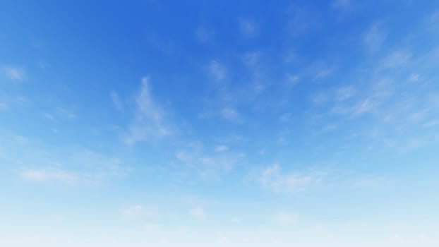 Cloudy blue sky abstract background, blue sky background with tiny clouds, 3d rendering

