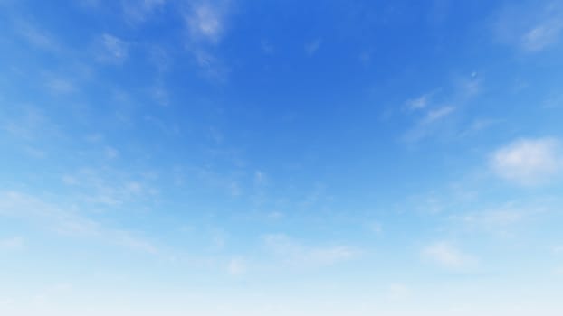 Cloudy blue sky abstract background, blue sky background with tiny clouds, 3d rendering

