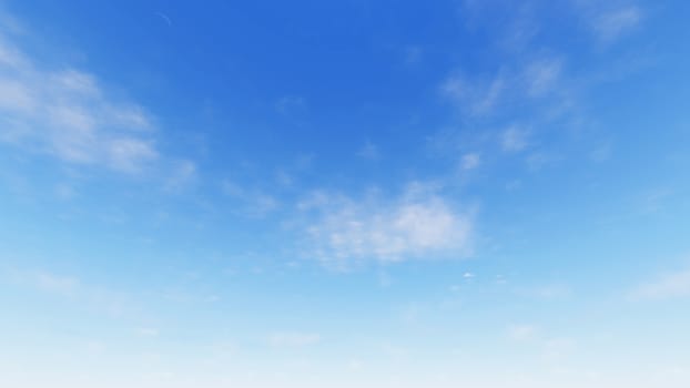 Cloudy blue sky abstract background, blue sky background with tiny clouds, 3d rendering

