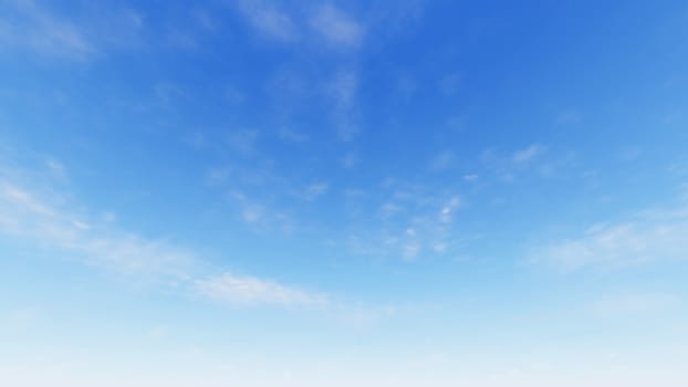 Cloudy blue sky abstract background, blue sky background with tiny clouds, 3d rendering

