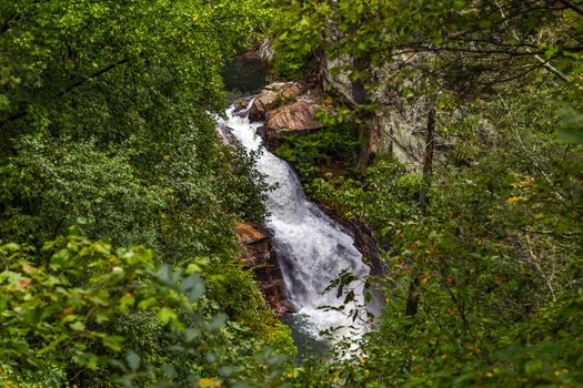 One of the most spectacular canyons in the eastern U.S., Tallulah Gorge is two miles long and nearly 1,000 feet deep.