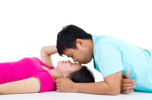 Happy Smiling young Couple in love