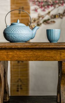 Japanese tea ceremony uses leaf tea, primarily sencha.