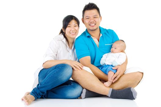 Portrait of asian family