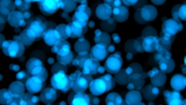 Abstract bokeh background. Bokeh light defocused. 3d rendering