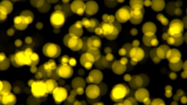 Abstract bokeh background. Bokeh light defocused. 3d rendering