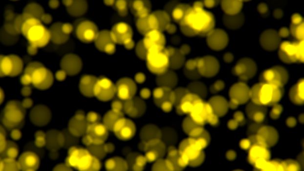 Abstract bokeh background. Bokeh light defocused. 3d rendering