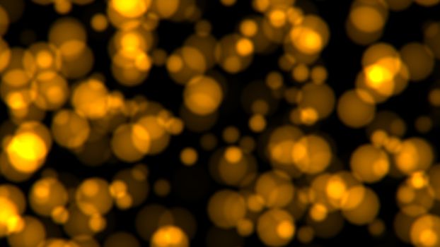 Abstract bokeh background. Bokeh light defocused. 3d rendering