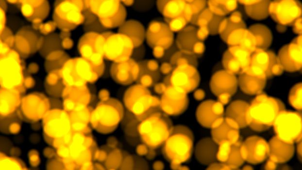 Abstract bokeh background. Bokeh light defocused. 3d rendering