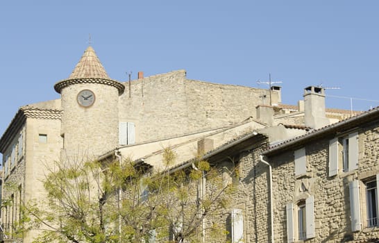 Chateauneuf du Pape, village in Provence in France