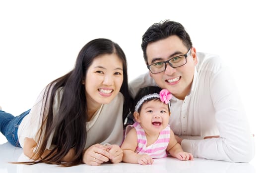 Portrait of asian family