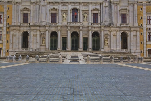 Mafra National palace  , cathedral and convent, in Portugal