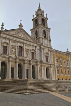 Mafra National palace  , cathedral and convent, in Portugal