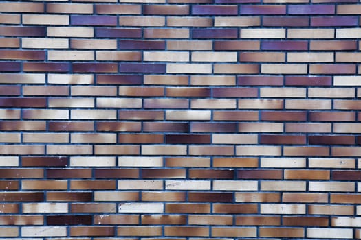Brick wall, building facade surface as urban background