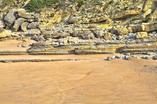 The rocky  Coast seen in Portugal Sintra