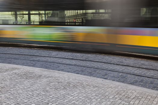 Long exposure shot. Travel and city life