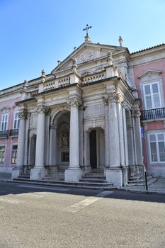 Street  in old town of Lisbon, Portugal