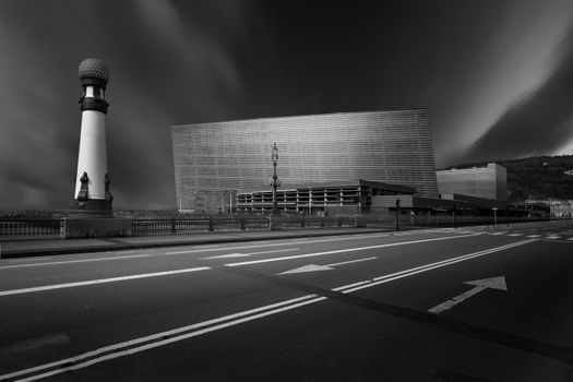 Kursaal auditorium, modern architecture building by Rafael Moneo