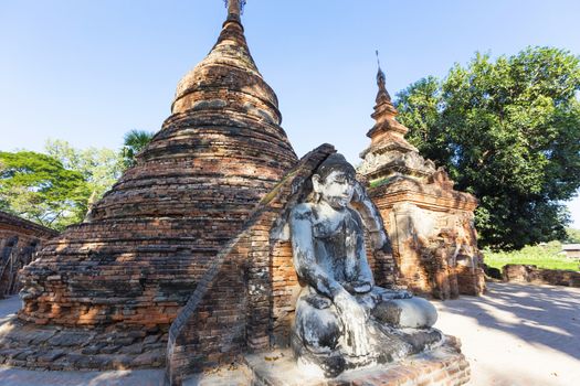 Buddha in sagaing Mandalay, Myanmar (Burma)