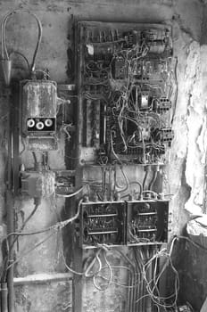 Old rusty eletrical box