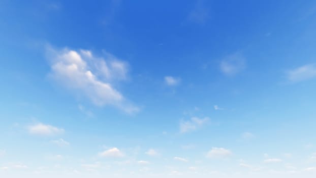 Cloudy blue sky abstract background, blue sky background with tiny clouds, 3d rendering

