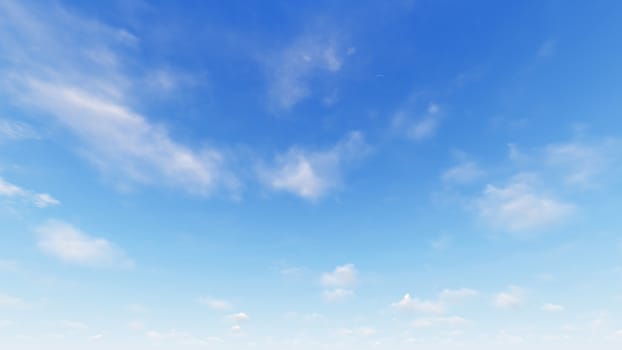 Cloudy blue sky abstract background, blue sky background with tiny clouds, 3d rendering

