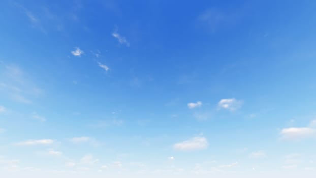 Cloudy blue sky abstract background, blue sky background with tiny clouds, 3d rendering

