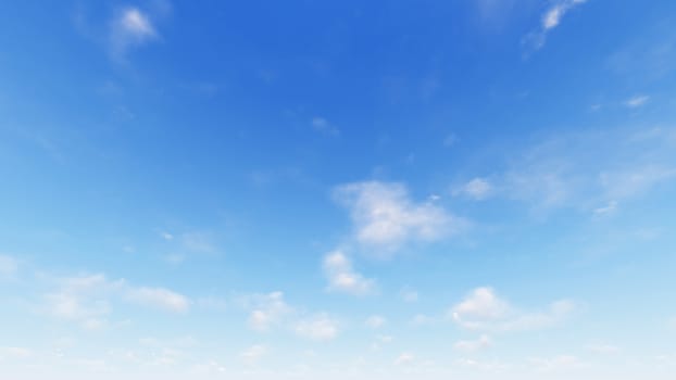 Cloudy blue sky abstract background, blue sky background with tiny clouds, 3d rendering

