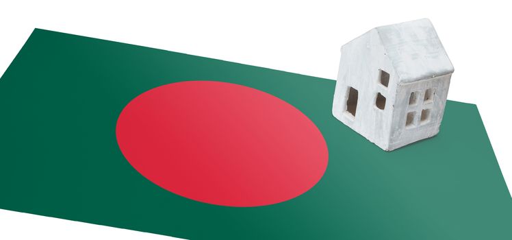 Small house on a flag - Living or migrating to Bangladesh