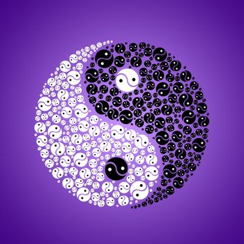 illustration of yin yang symbol