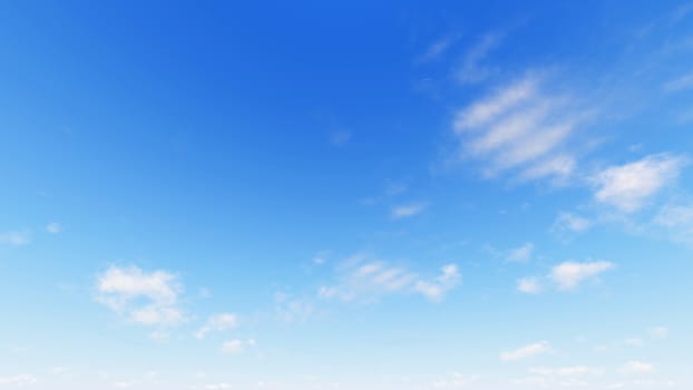 Cloudy blue sky abstract background, blue sky background with tiny clouds, 3d rendering

