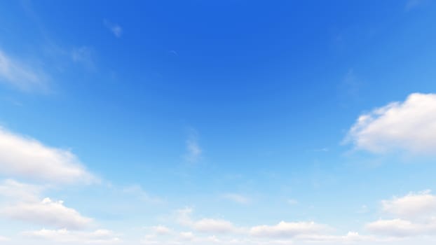 Cloudy blue sky abstract background, blue sky background with tiny clouds, 3d rendering

