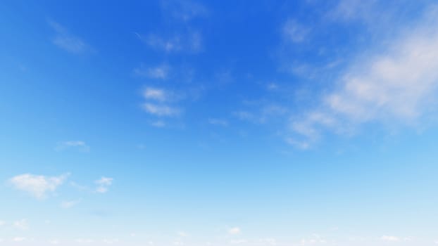 Cloudy blue sky abstract background, blue sky background with tiny clouds, 3d rendering

