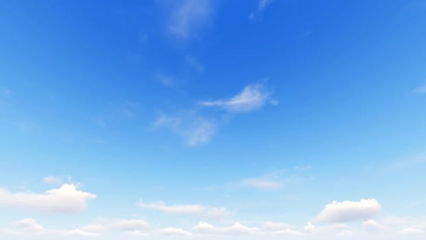 Cloudy blue sky abstract background, blue sky background with tiny clouds, 3d rendering

