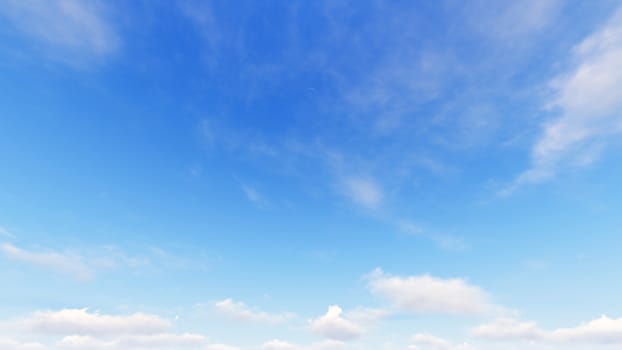 Cloudy blue sky abstract background, blue sky background with tiny clouds, 3d rendering

