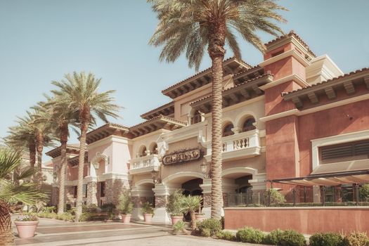 panoramic view of morocco style  casino building