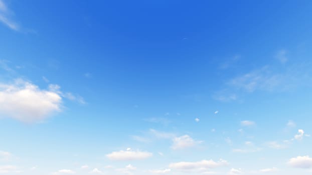 Cloudy blue sky abstract background, blue sky background with tiny clouds, 3d rendering

