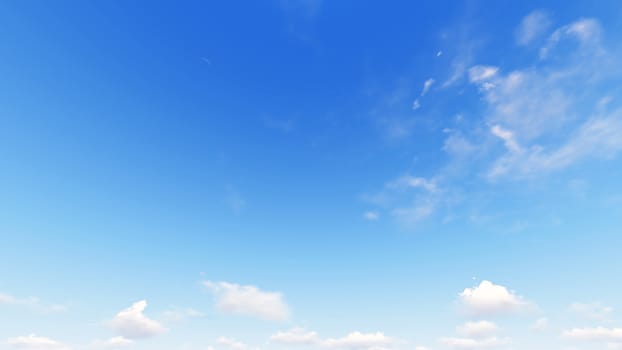 Cloudy blue sky abstract background, blue sky background with tiny clouds, 3d rendering

