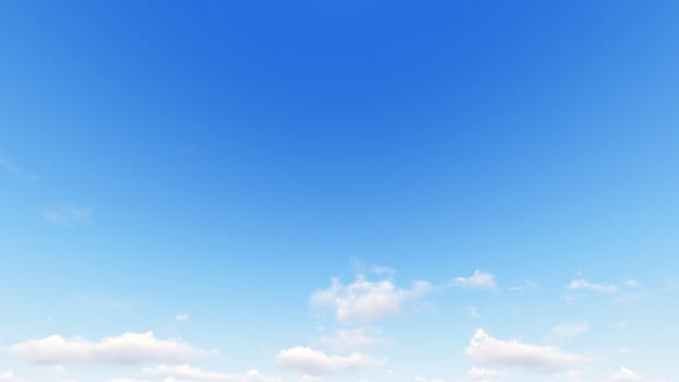 Cloudy blue sky abstract background, blue sky background with tiny clouds, 3d rendering

