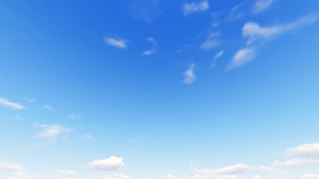 Cloudy blue sky abstract background, blue sky background with tiny clouds, 3d rendering

