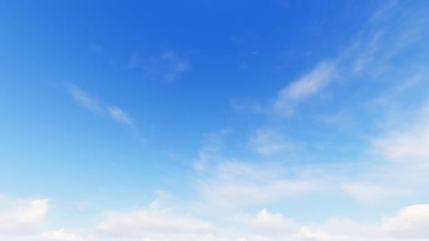 Cloudy blue sky abstract background, blue sky background with tiny clouds, 3d rendering

